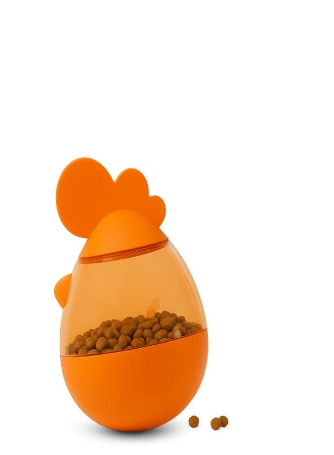 KittuPet Food-Rooster Shape Dispensing Cat Toy Green, Treat Toy, Interactive Food Dispenser, Activity Snack Rooster for Cats of All Ages, - Image 1